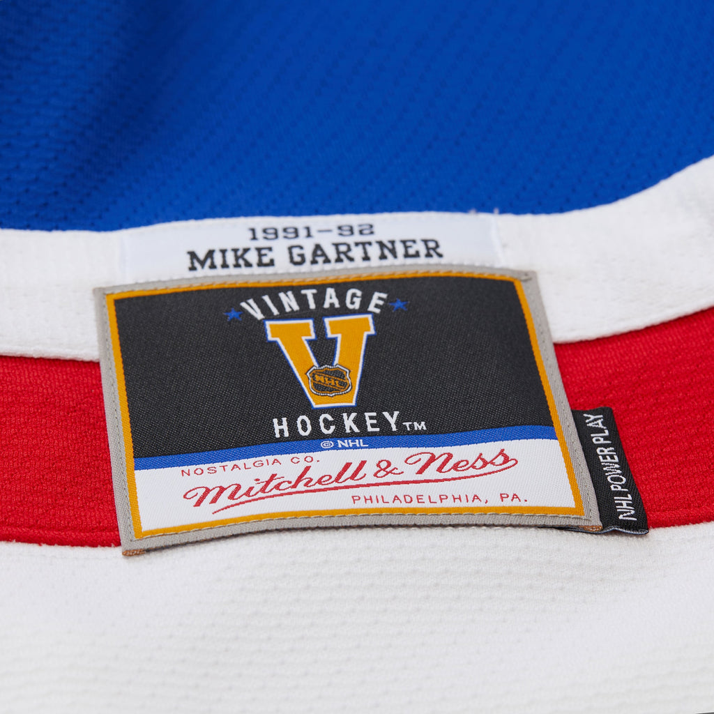 New York Rangers Mitchell & Ness Power Play Jersey 1991 Mike Gartner