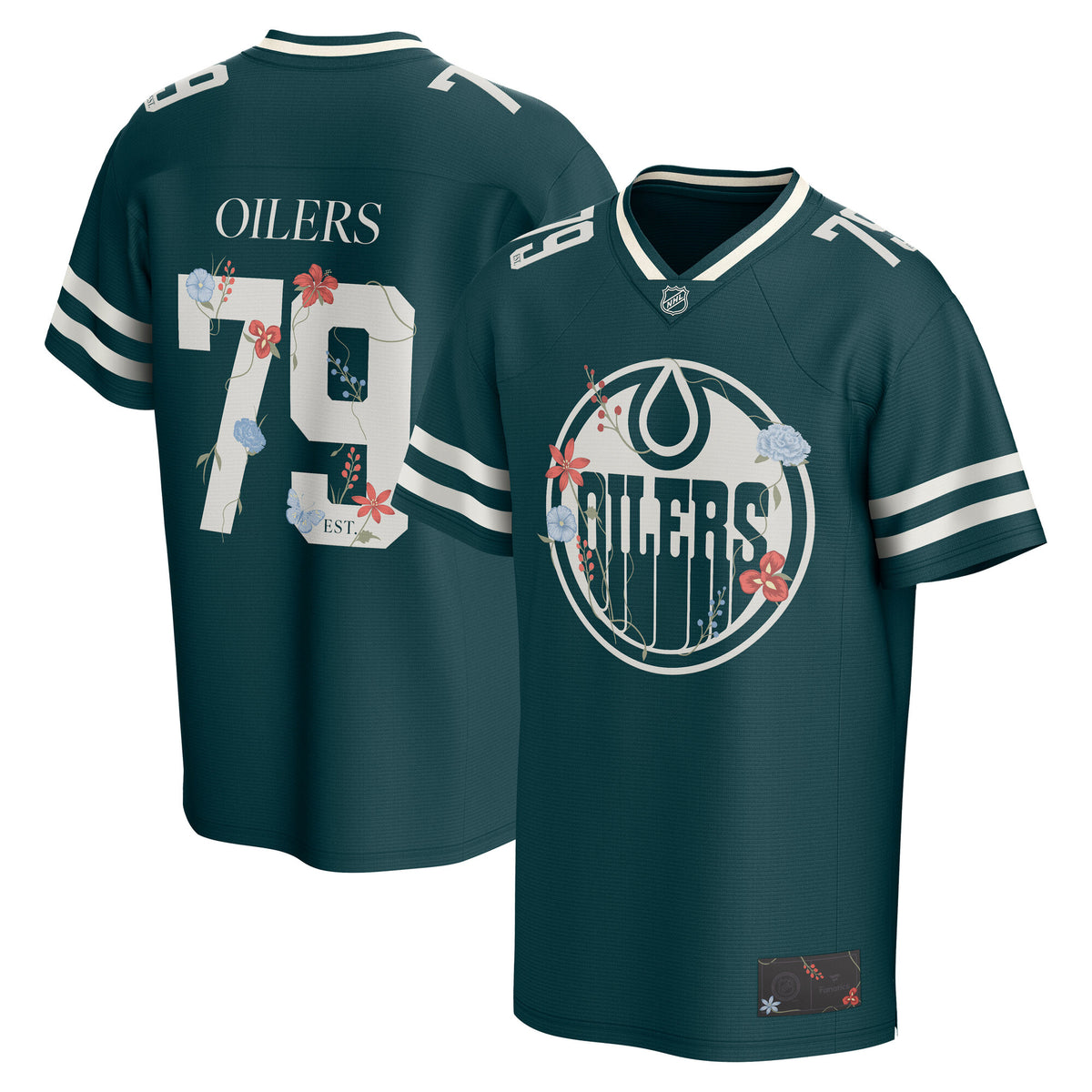 Edmonton Oilers Botanical Foundation Top - Mens