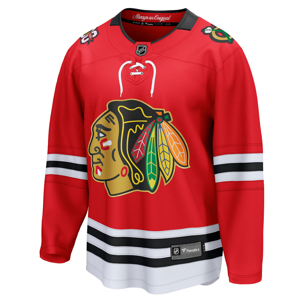 Chicago Blackhawks Fanatics Home Centennial Breakaway Jersey - Red - Mens