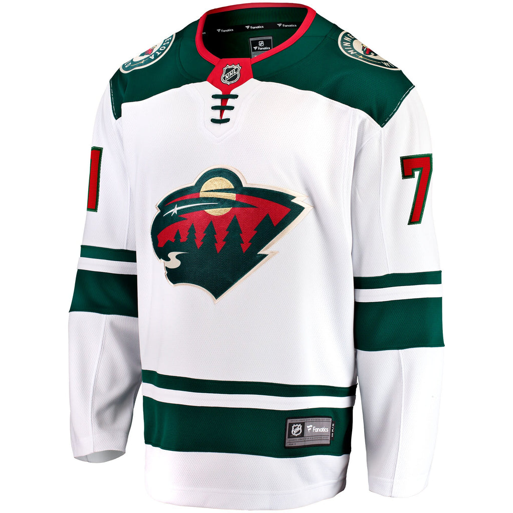 Minnesota Wild Fanatics Away Breakaway Jersey - White - Nick Foligno - Mens