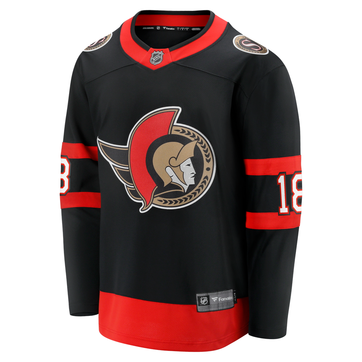 Ottawa Senators Fanatics Breakaway Jersey Home - Black - Tim Stützle - Mens