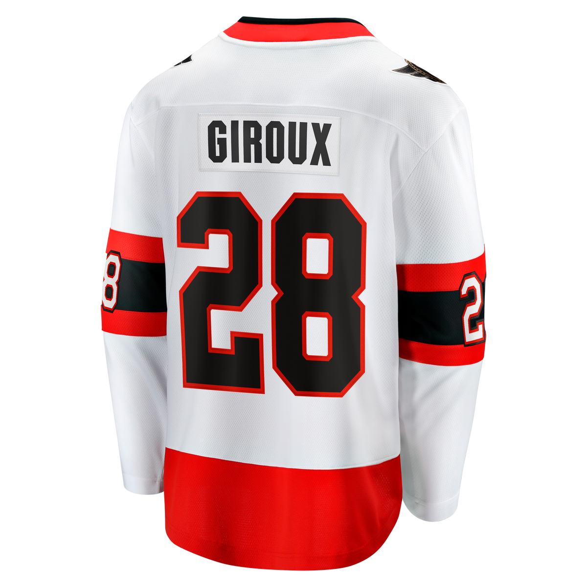 Ottawa Senators Fanatics Away Breakaway Jersey - White - Claude Giroux - Mens