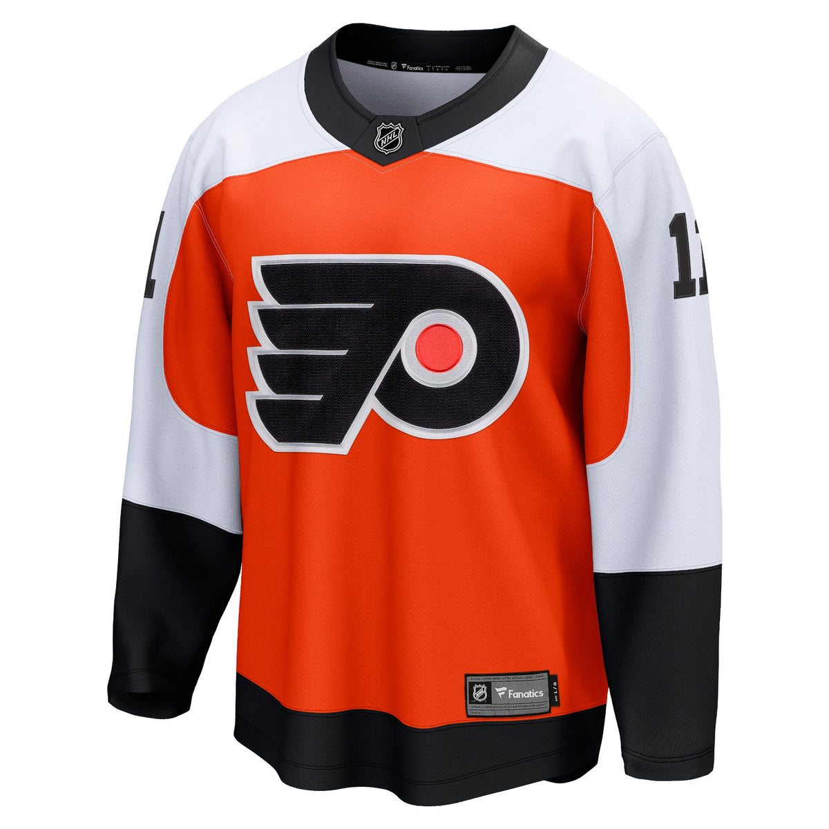 Men's Fanatics Travis Konecny Orange Philadelphia Flyers Home Breakaway Jersey