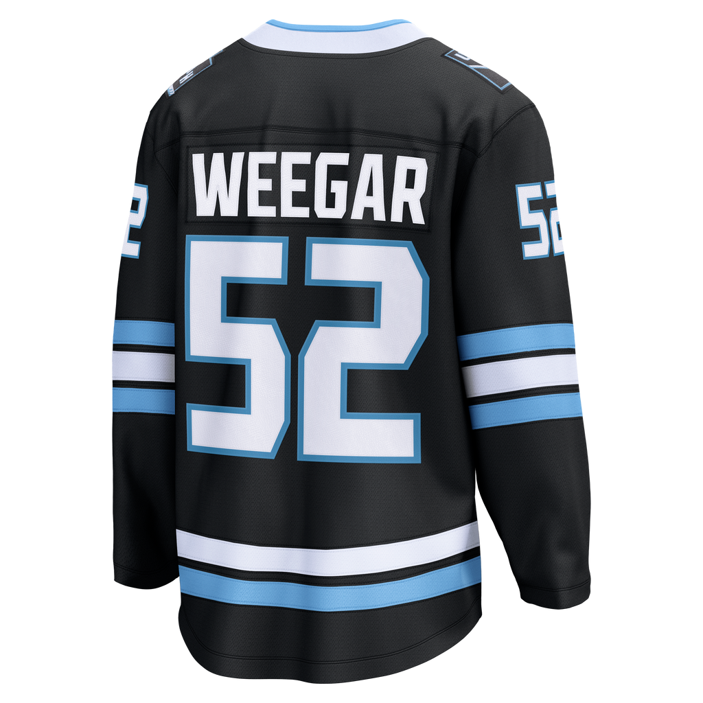 Utah Mammoth Fanatics Home Breakaway Jersey - Black - MacKenzie Weegar - Mens