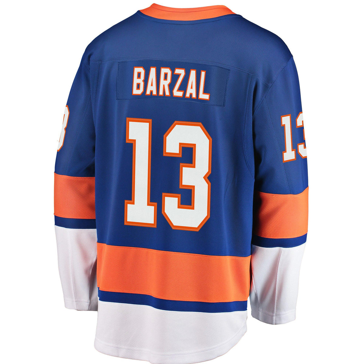New York Islanders Fanatics Home Breakaway Jersey - Mathew Barzal - Mens