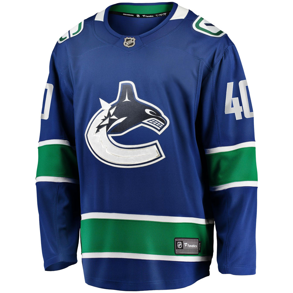 Vancouver Canucks Fanatics Home Breakaway Jersey - Elias Pettersson