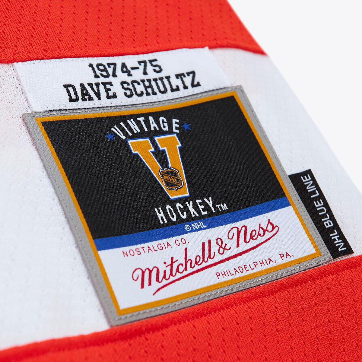 Philadelphia Flyers Mitchell & Ness Blue Line Jersey Dave Schultz 1974