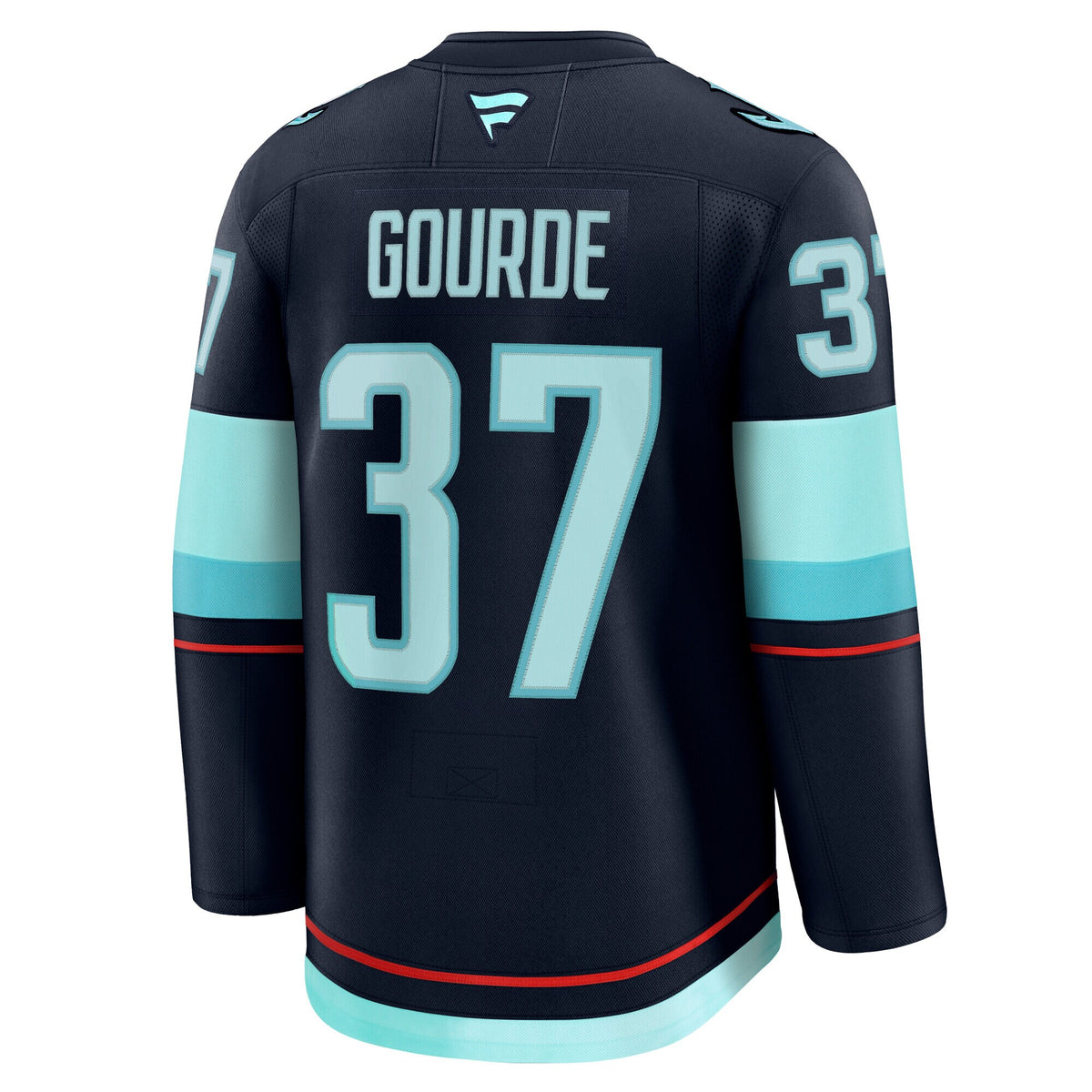 Seattle Kraken Fanatics Branded Home Premium Jersey - Deep Sea Blue  - Yanni Gourde - Mens