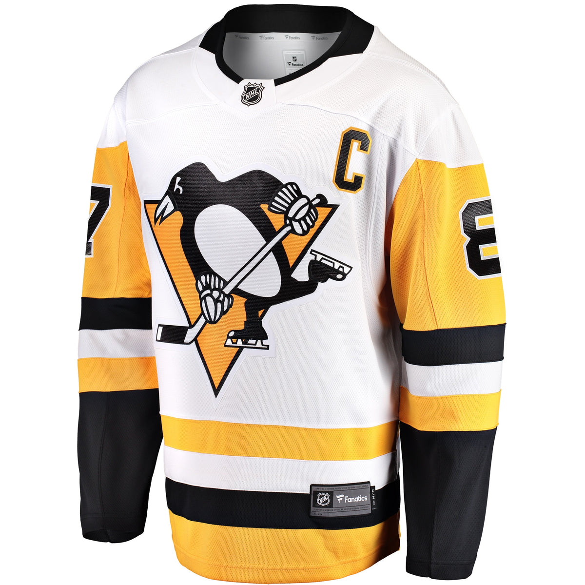Men's Fanatics Sidney Crosby White Pittsburgh Penguins  Breakaway Jersey