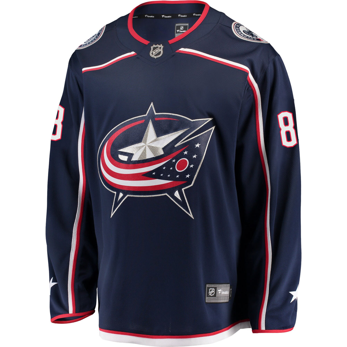 Columbus Blue Jackets Fanatics Home Breakaway Jersey - Navy - Zach Werenski - Mens