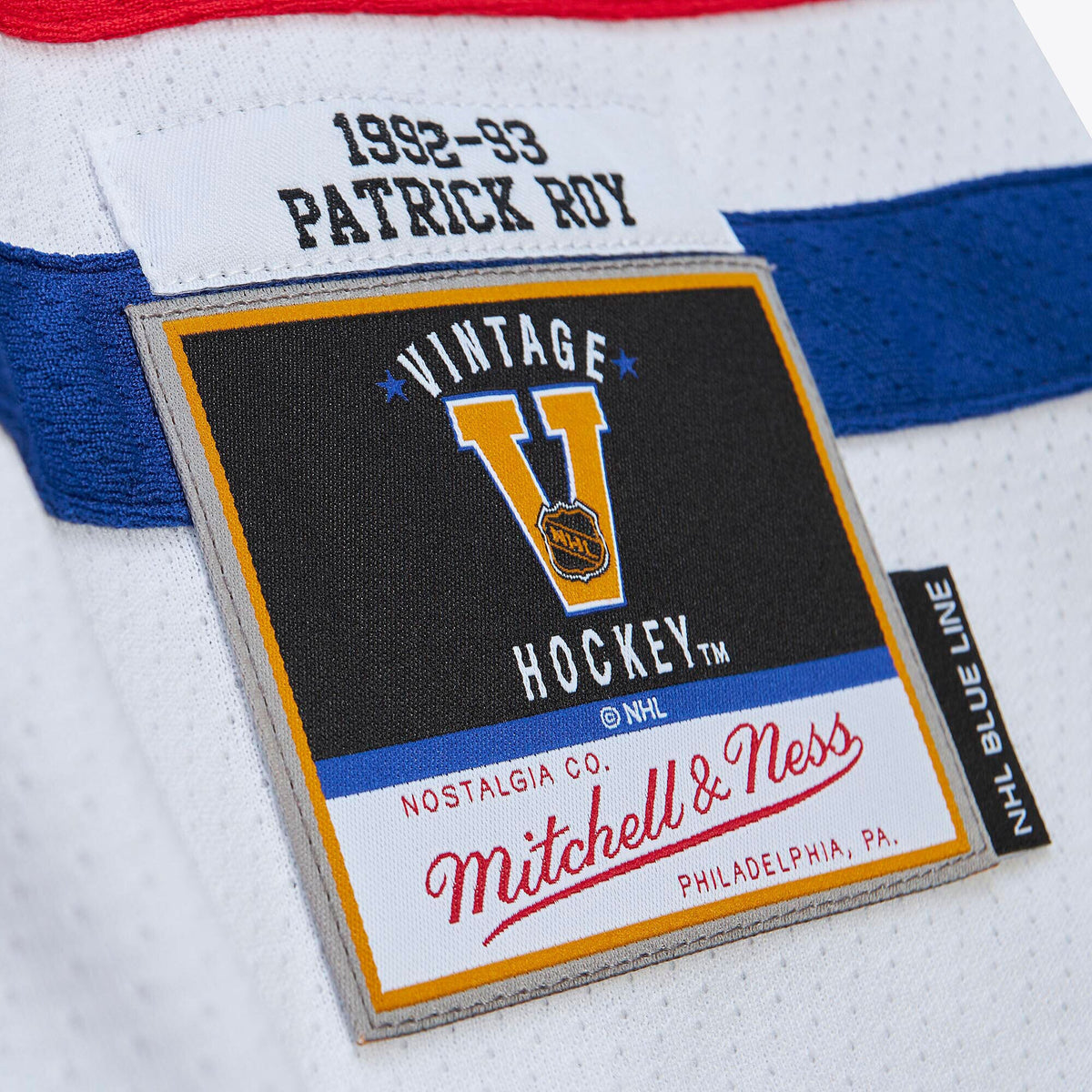 Montreal Canadiens Mitchell & Ness Blue Line Jersey Patrick Roy 1992