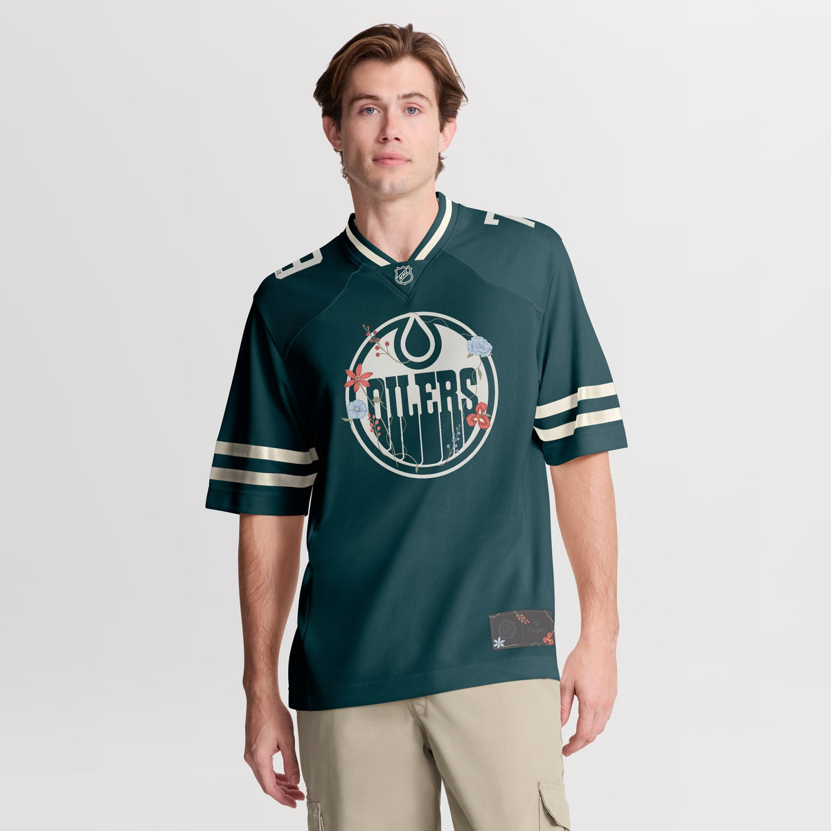 Edmonton Oilers Botanical Foundation Top - Mens