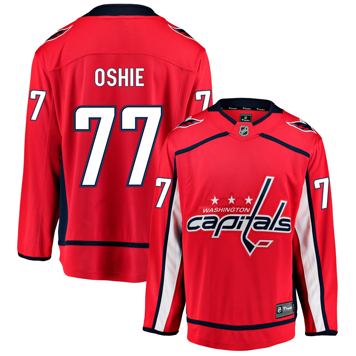 Washington Capitals Fanatics Home Breakaway Jersey - T. J. Oshie - Mens