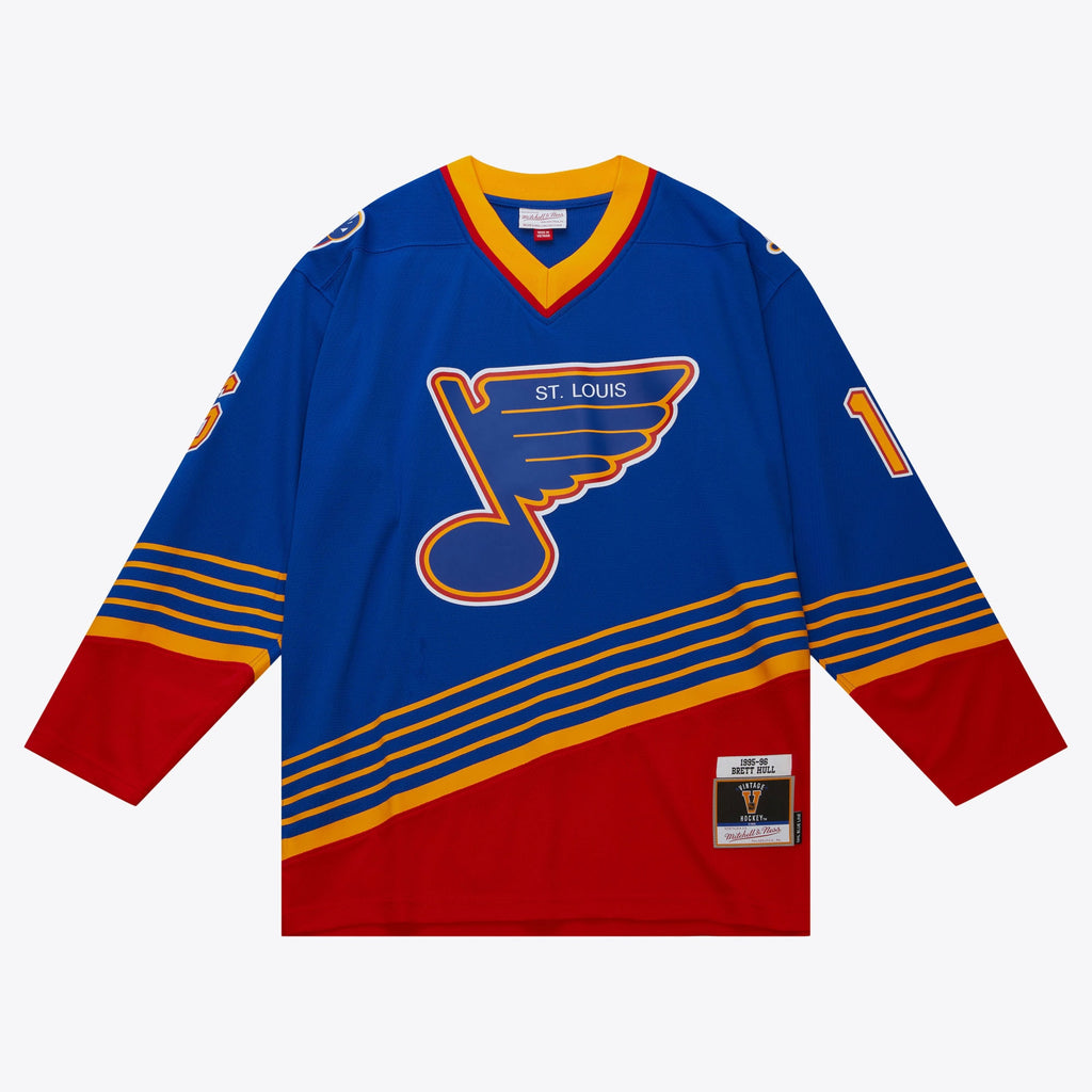 St. Louis Blues Mitchell & Ness Blue Line Jersey Brett Hull 1995