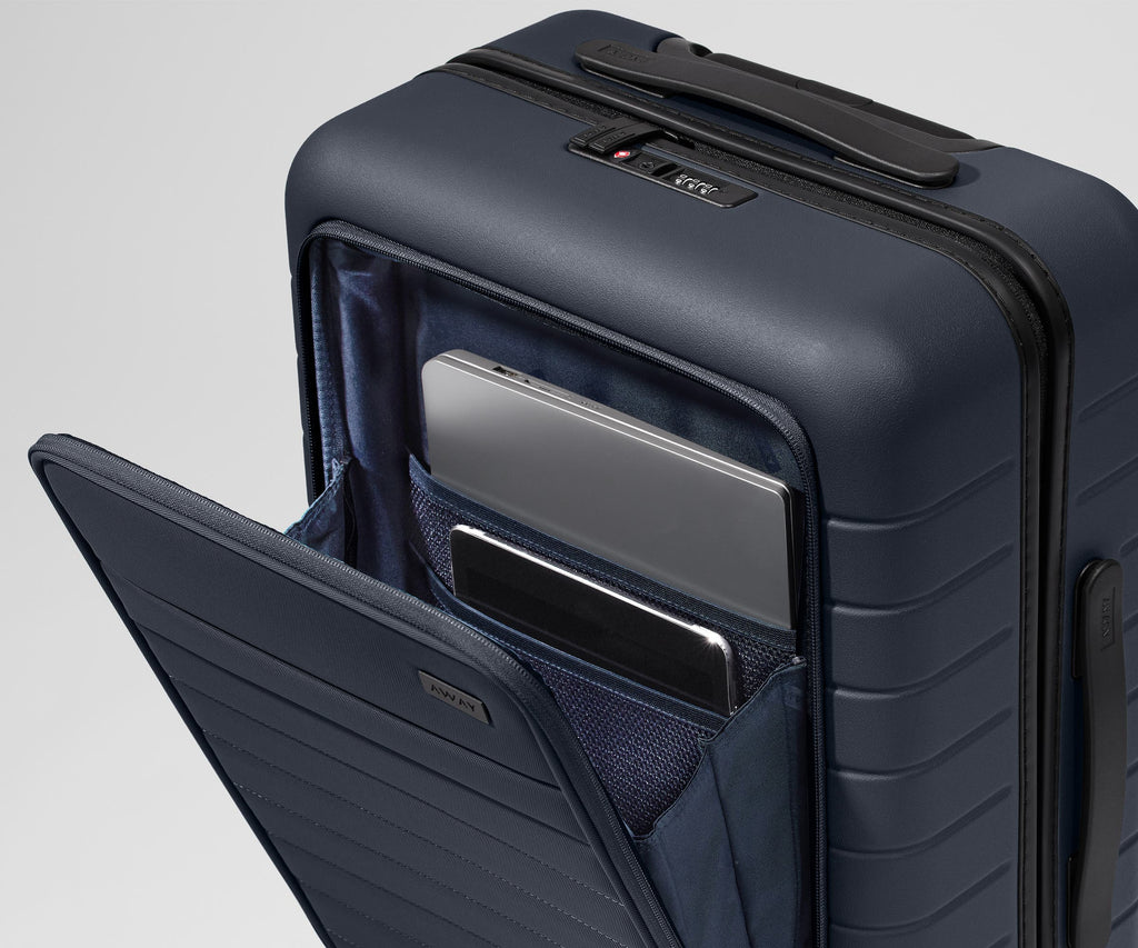 Away The Executive Bigger Carry-On Suitcase - Navy Blue