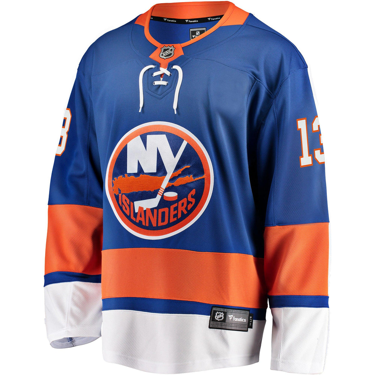 New York Islanders Fanatics Home Breakaway Jersey - Mathew Barzal - Mens
