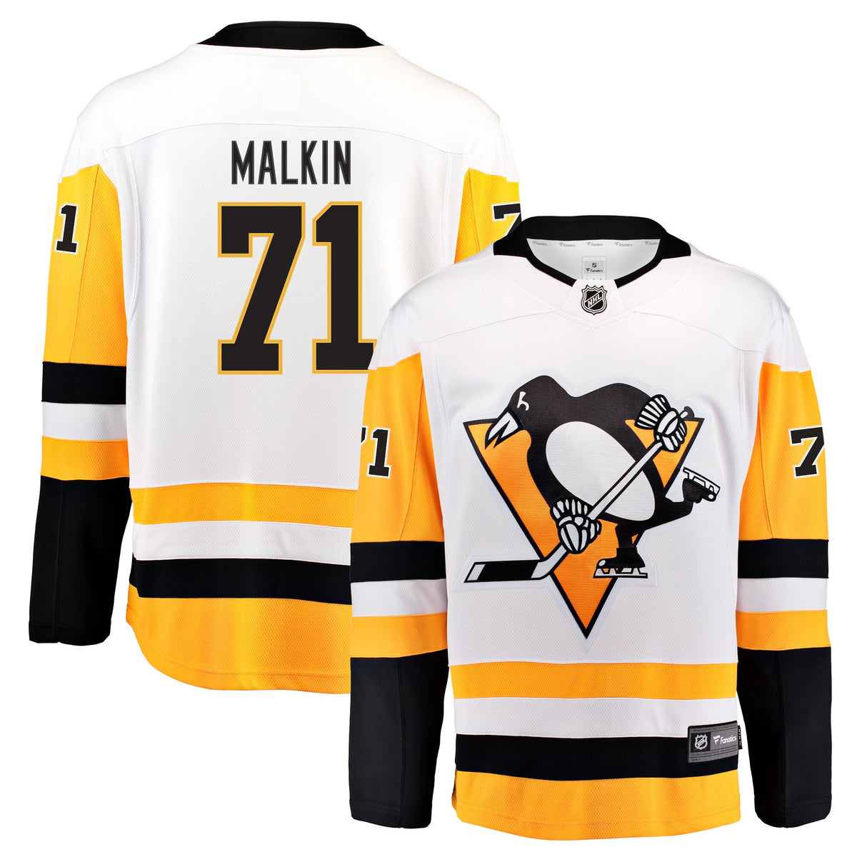 Pittsburgh Penguins Fanatics Away Breakaway Jersey - Evgeni Malkin - Mens