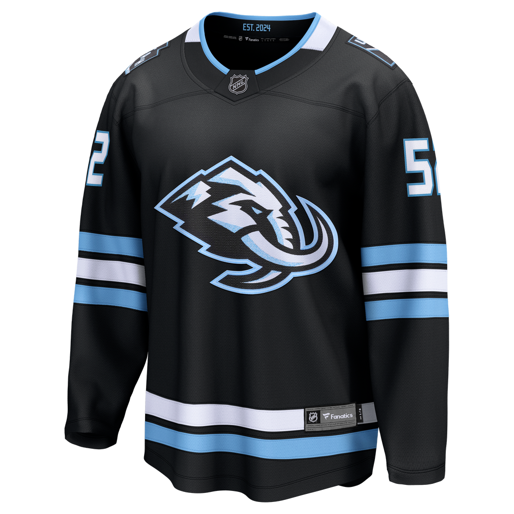 Utah Mammoth Fanatics Home Breakaway Jersey - Black - MacKenzie Weegar - Mens