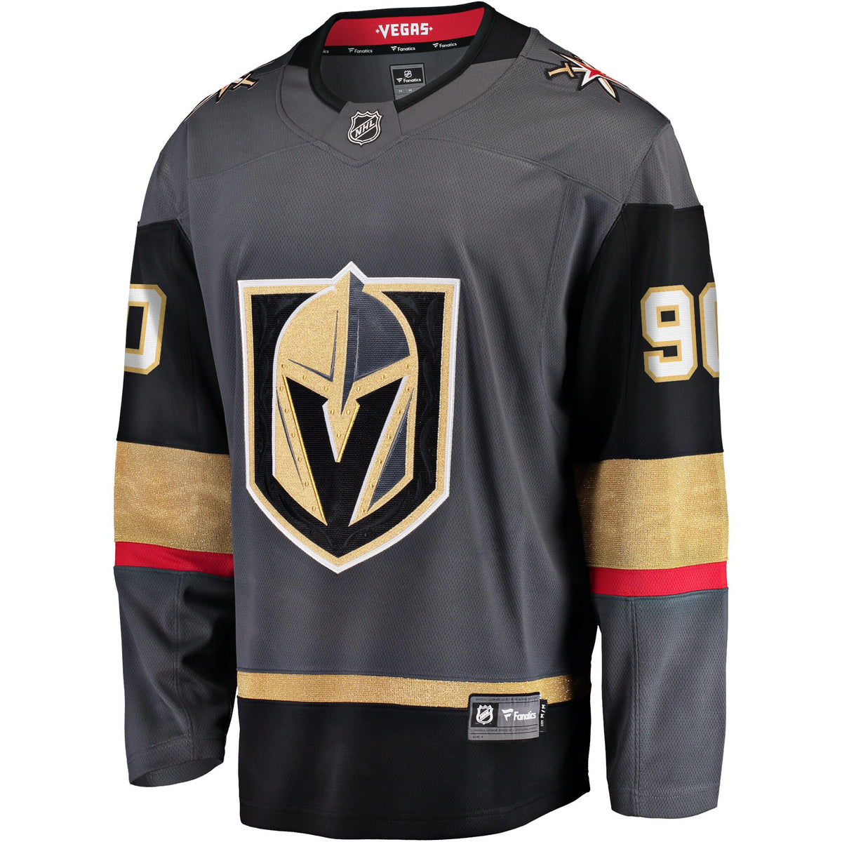Vegas Golden Knights Fanatics Home Breakaway Jersey - Black - Robin Lehner - Mens