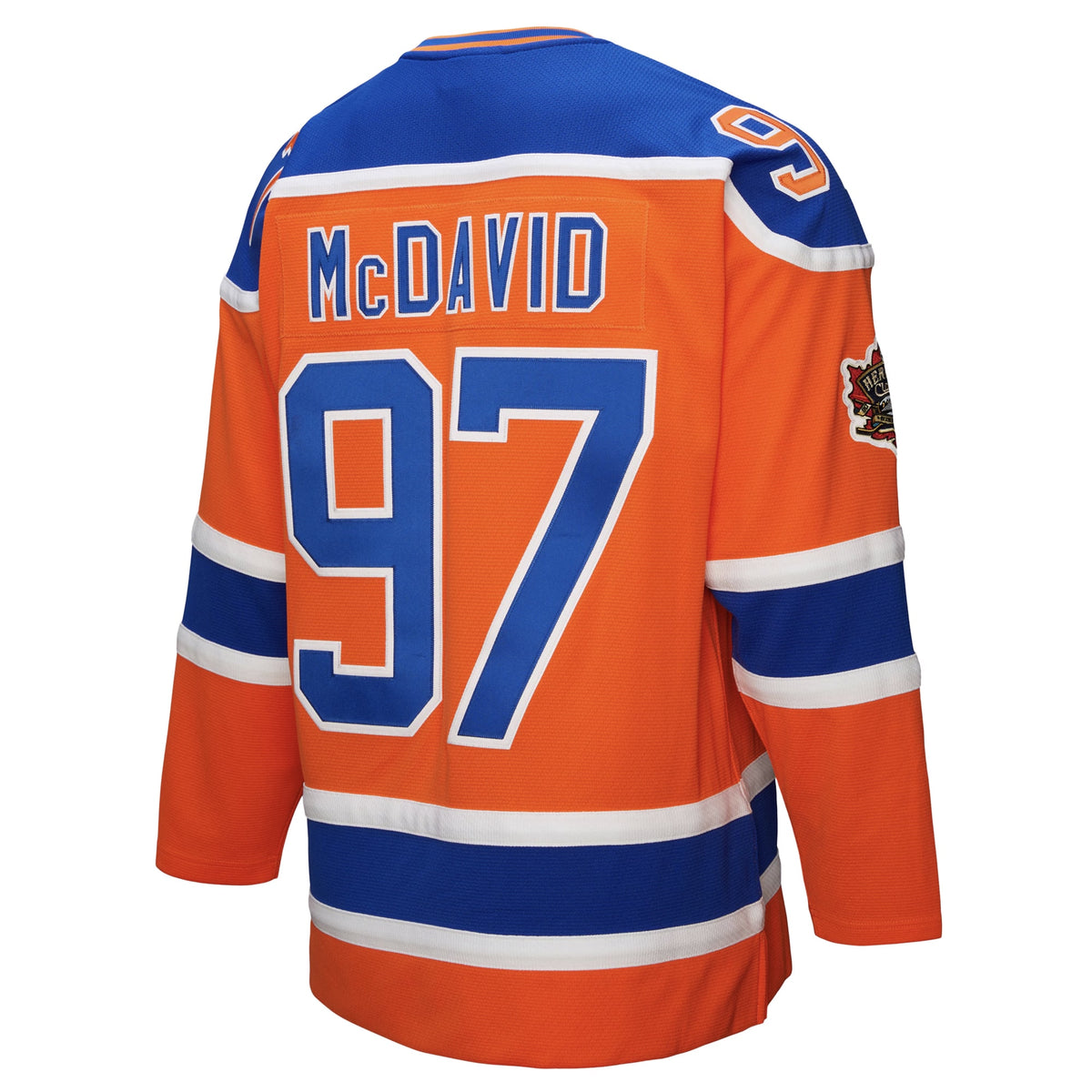 Men's Mitchell & Ness Connor McDavid Orange Edmonton Oilers Power Play Jersey