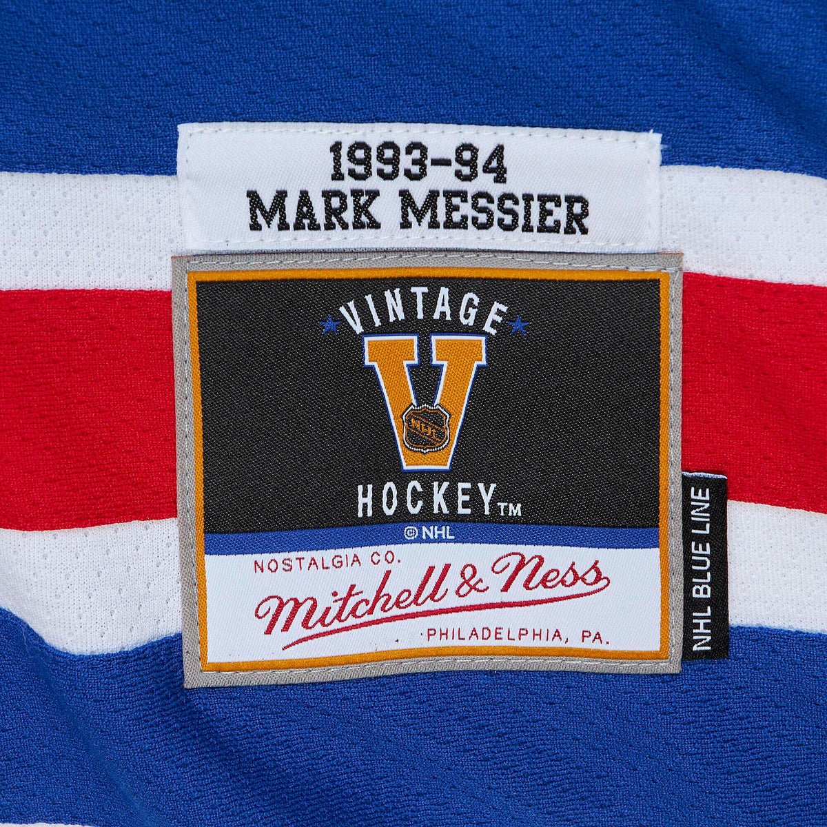 New York Rangers Mitchell & Ness Blue Line Jersey Mark Messier 1993