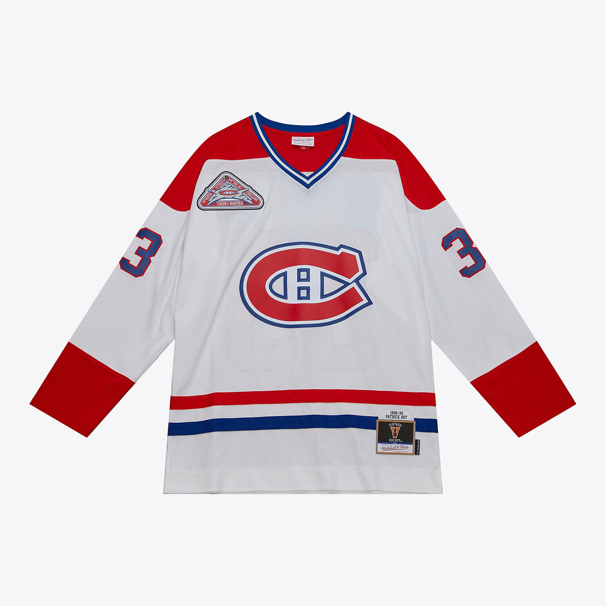 Montreal Canadiens Mitchell & Ness Blue Line Jersey Patrick Roy 1992