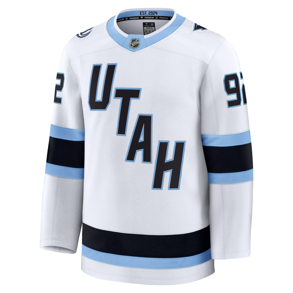 Utah Mammoth Fanatics Away Premium Jersey - White - Logan Cooley - Mens