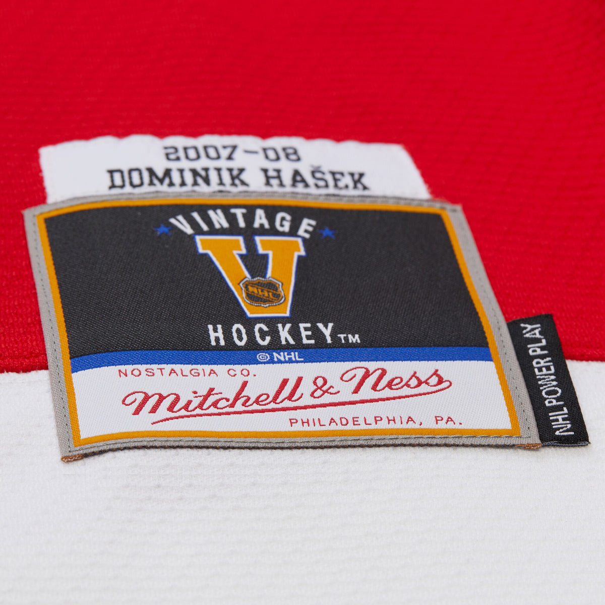 Detroit Red Wings Mitchell & Ness Power Play Jersey 2007 Dominik Hasek