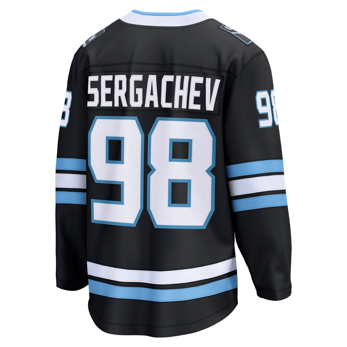 Utah Mammoth Fanatics Home Breakaway Jersey - Black - Mikhail Sergachev - Mens