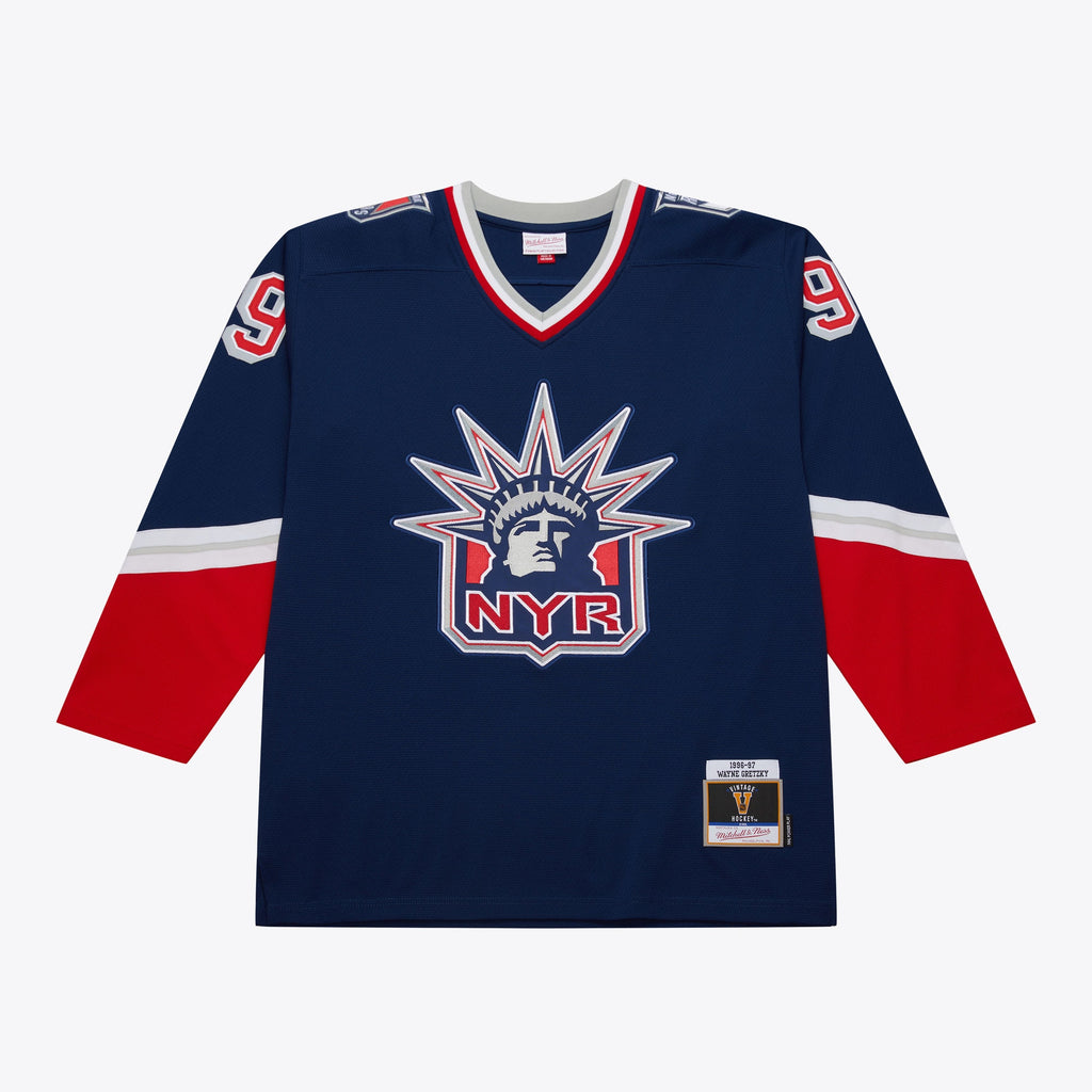New York Rangers Mitchell & Ness Power Play Jersey Wayne Gretzky 1996