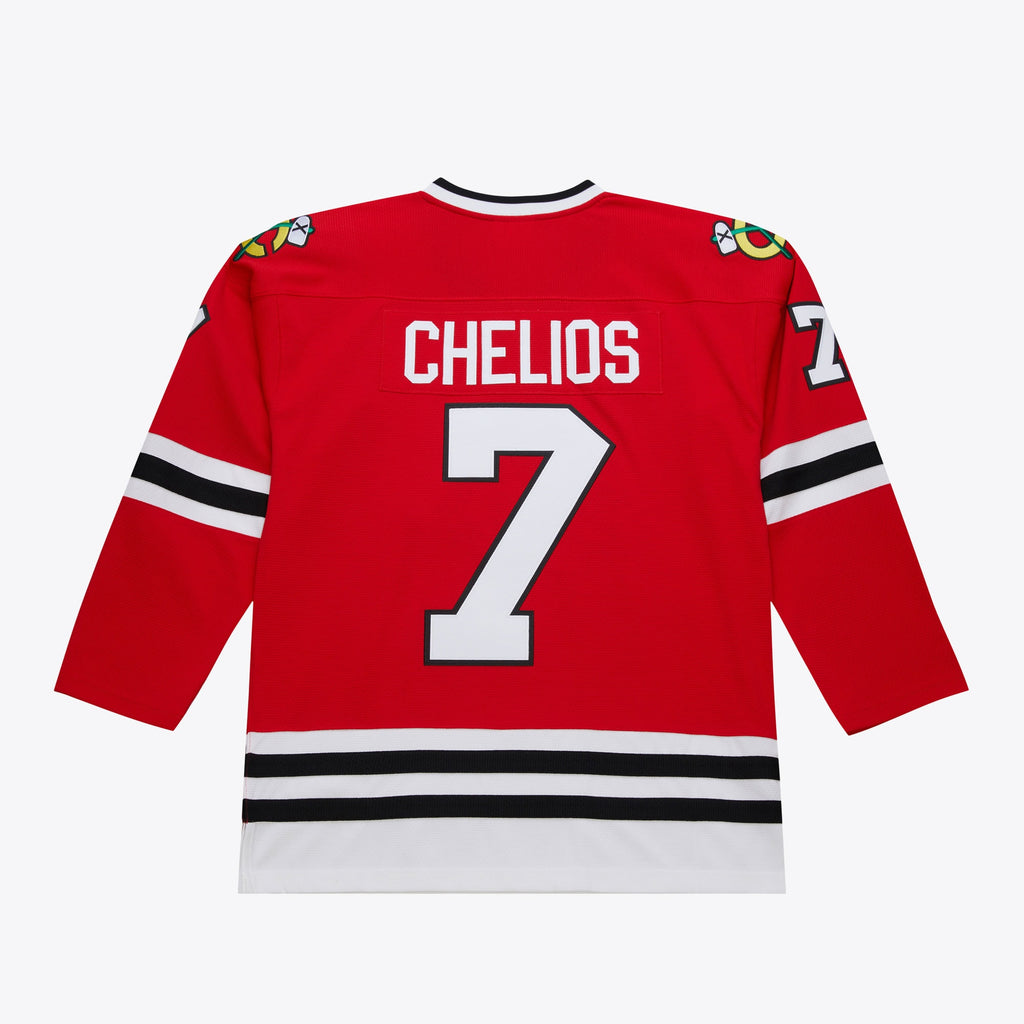 Chicago Blackhawks Mitchell & Ness Power Play Jersey Chris Chelios 1991