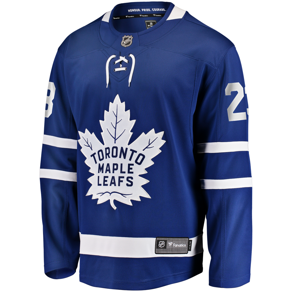 Toronto Maple Leafs Fanatics Home Breakaway Jersey - Blue - Matthew Knies - Mens