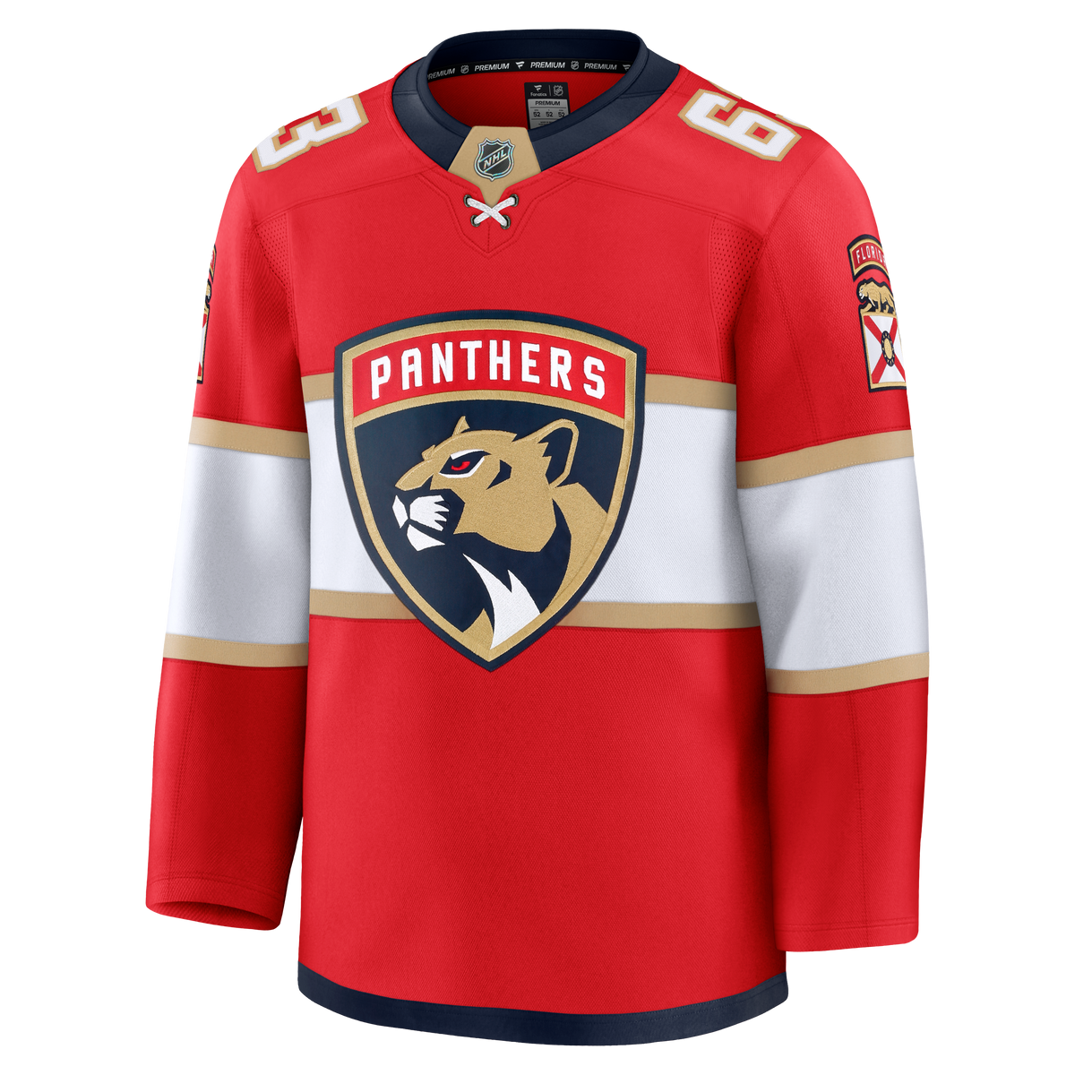 Florida Panthers Fanatics Home Premium Jersey - Red - Brad Marchand - Mens