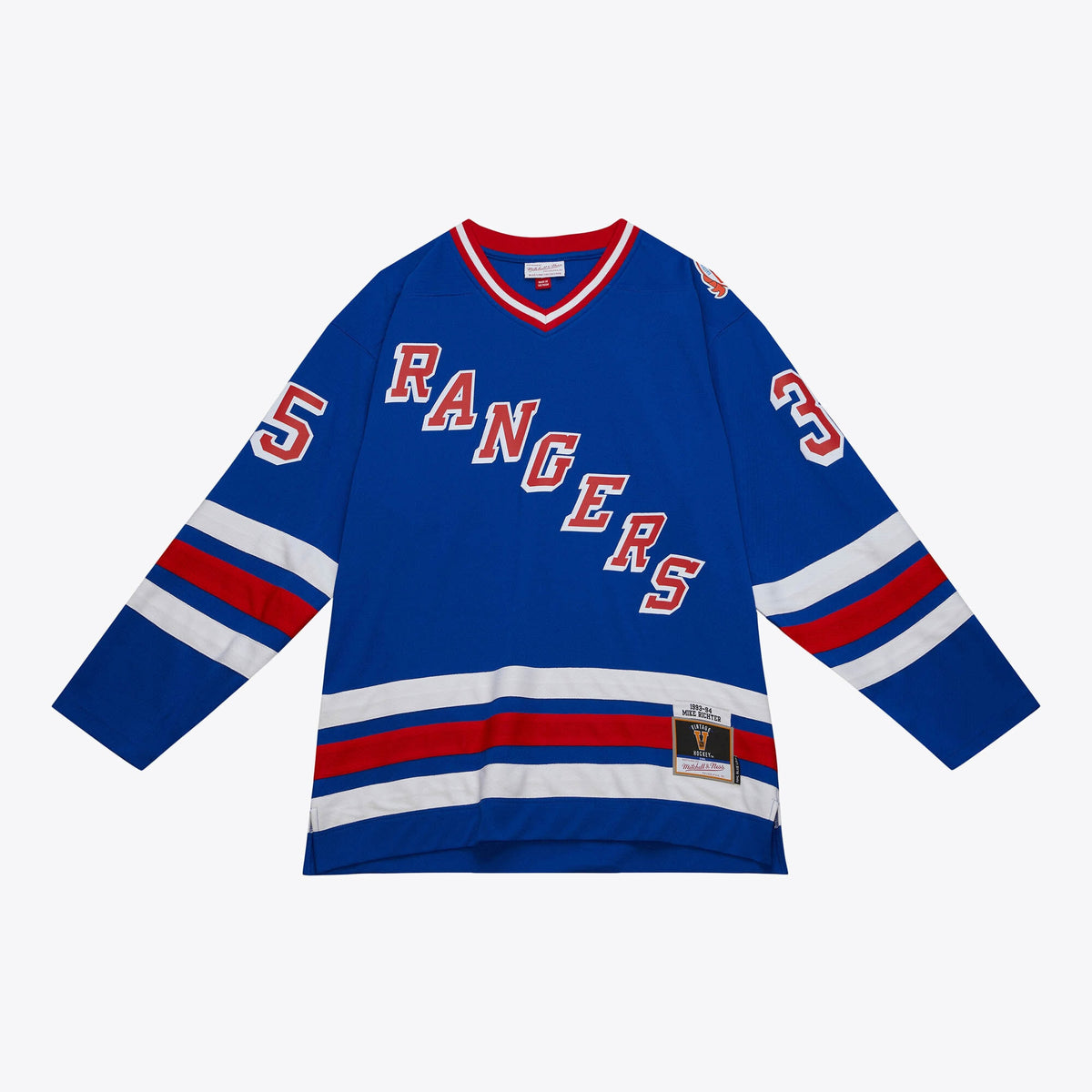 New York Rangers Mitchell & Ness Blue Line Jersey Mike Richter 1993
