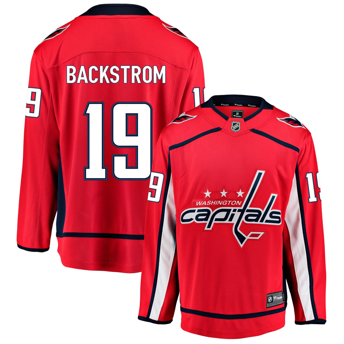 Washington Capitals Fanatics Home Breakaway Jersey - Nicklas Backstrom - Mens