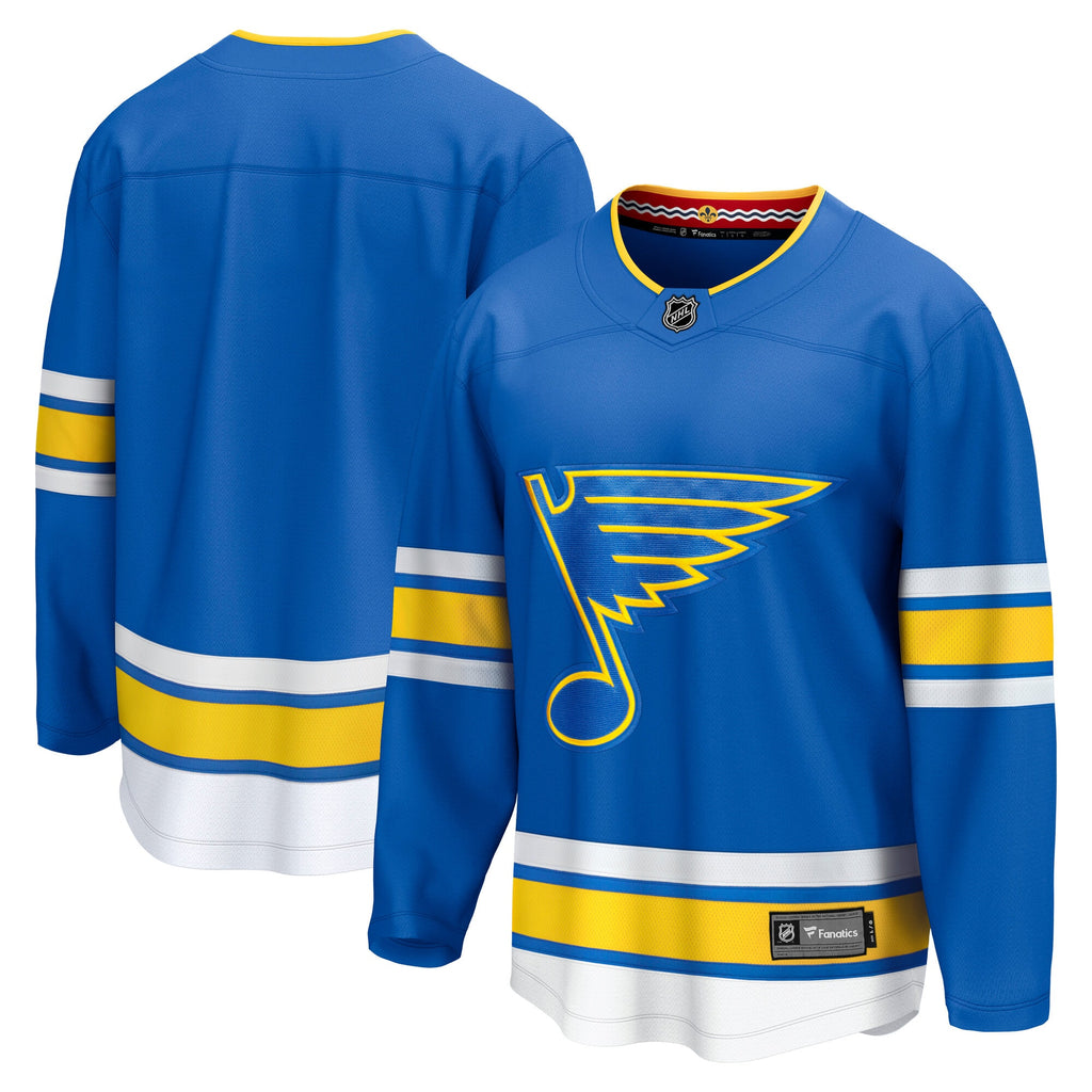 St. Louis Blues Home Fanatics Branded Breakaway Jersey - Mens