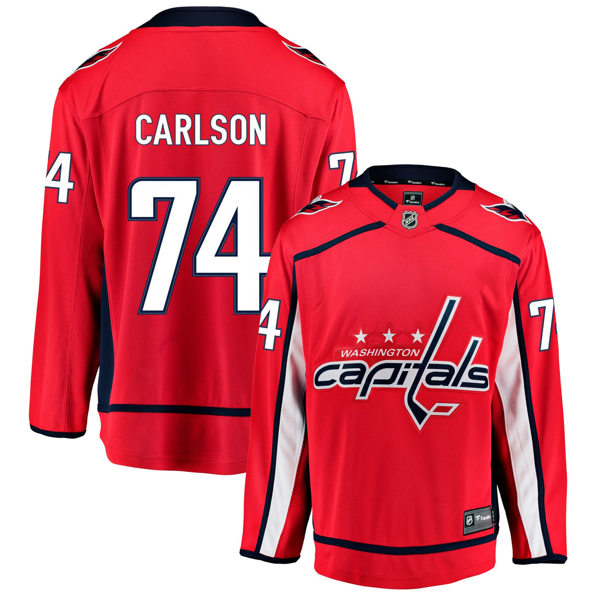 Washington Capitals Fanatics Home Breakaway Jersey - John Carlson - Mens