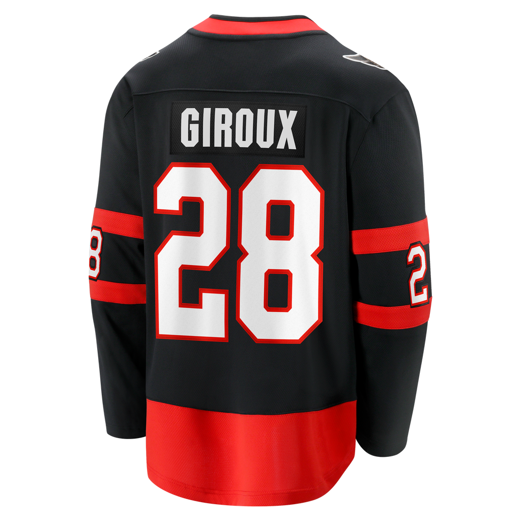 Ottawa Senators Fanatics Breakaway Jersey Home - Black - Claude Giroux - Mens