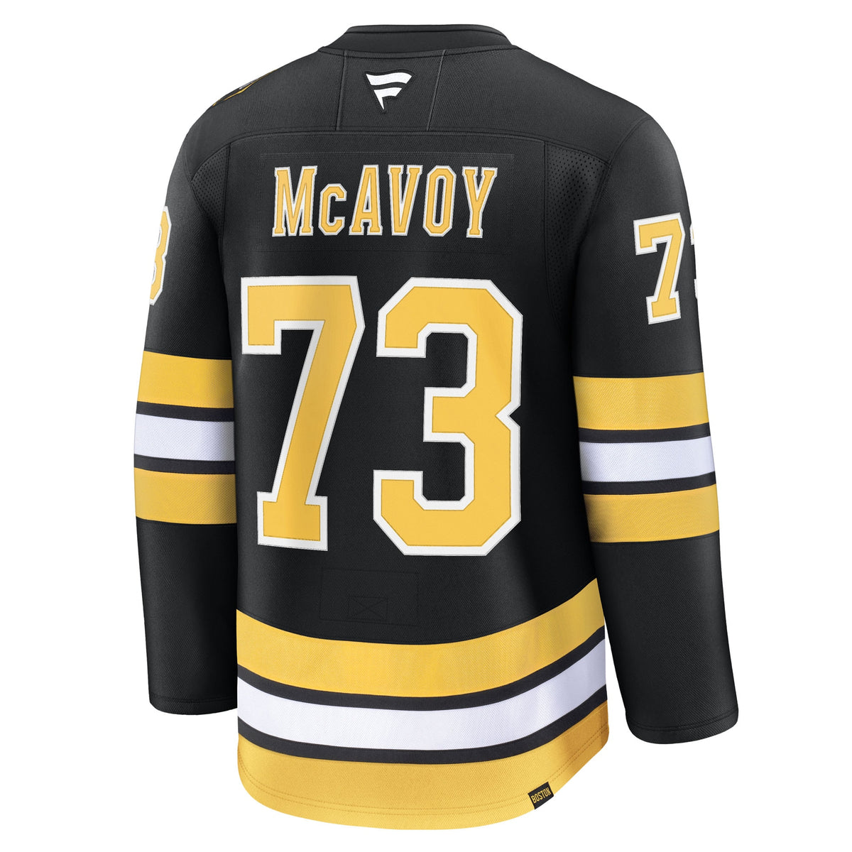 Men's Fanatics Charlie McAvoy Black Boston Bruins Home Premium Player Jersey