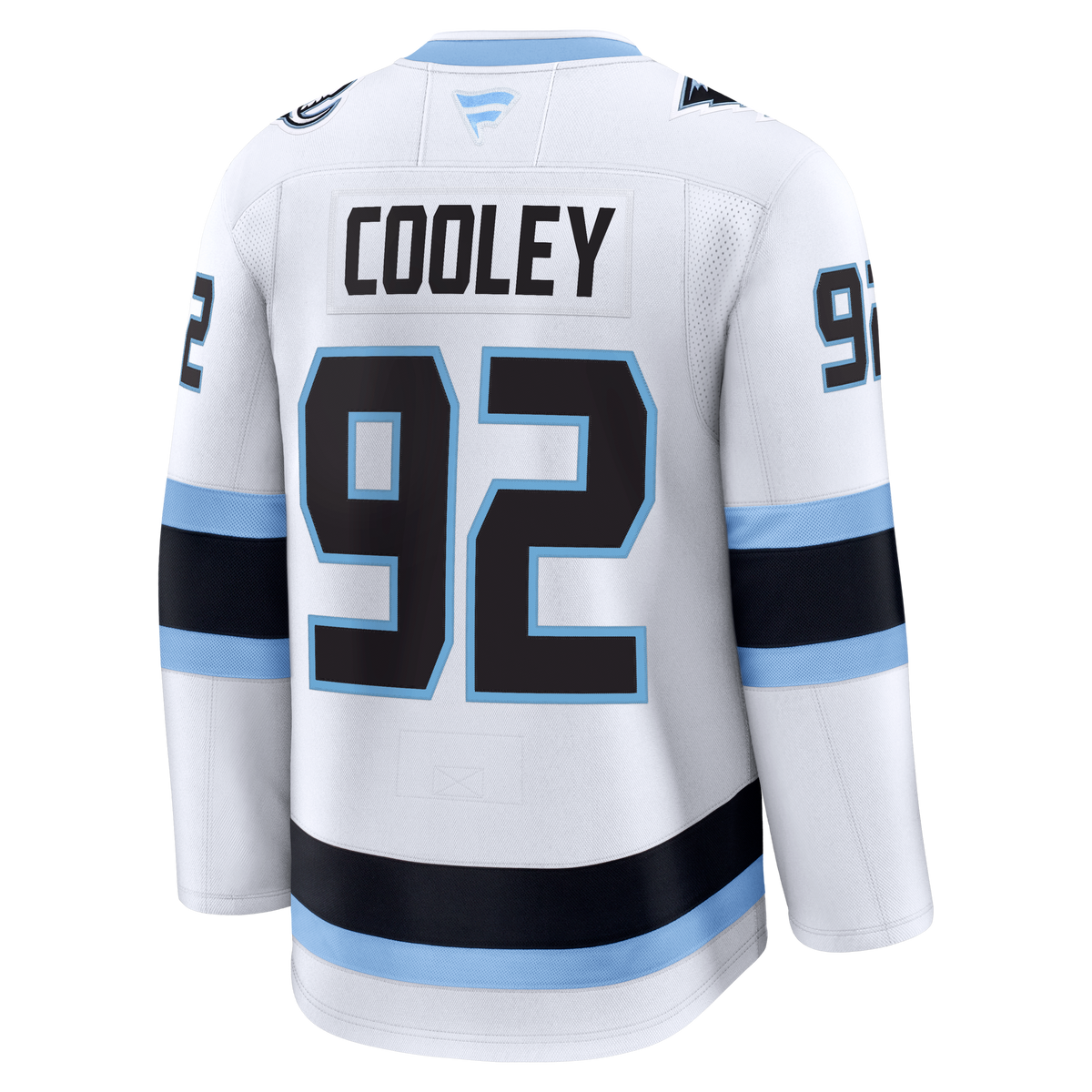 Utah Mammoth Fanatics Away Premium Jersey - White - Logan Cooley - Mens