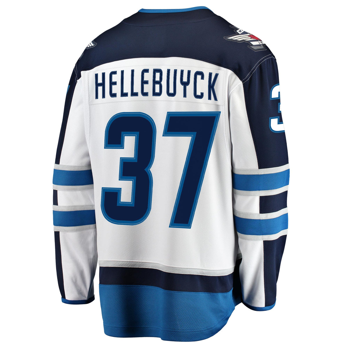 Winnipeg Jets Fanatics Away Breakaway Jersey - Connor Hellebuyck - Mens