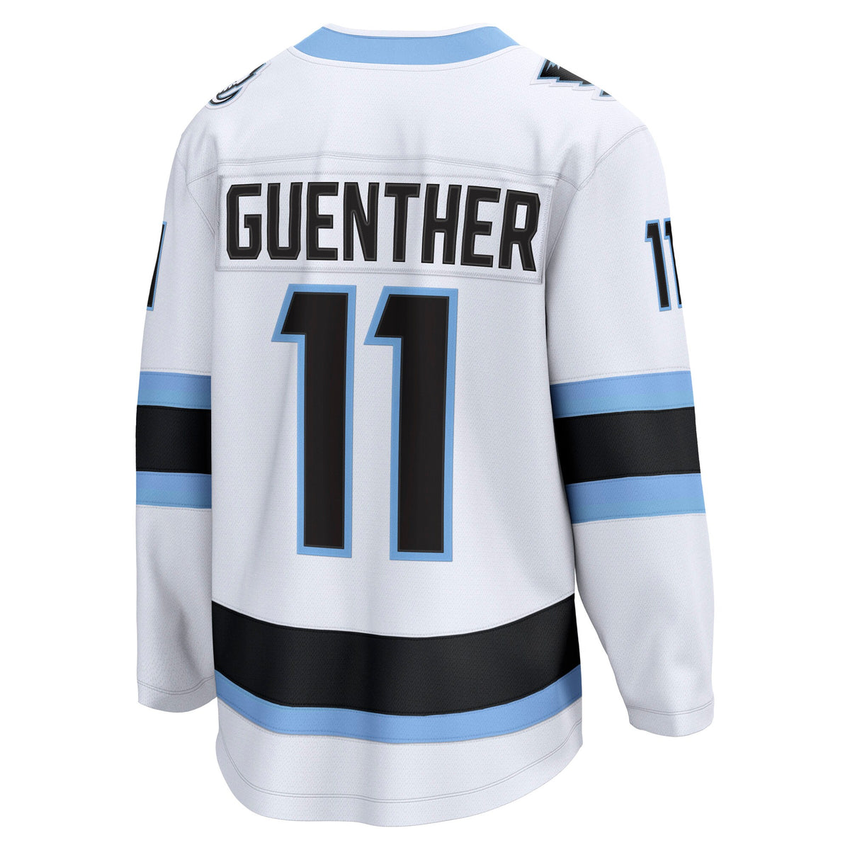 Utah Mammoth Fanatics Away Breakaway Jersey - White - Dylan Guenther - Mens