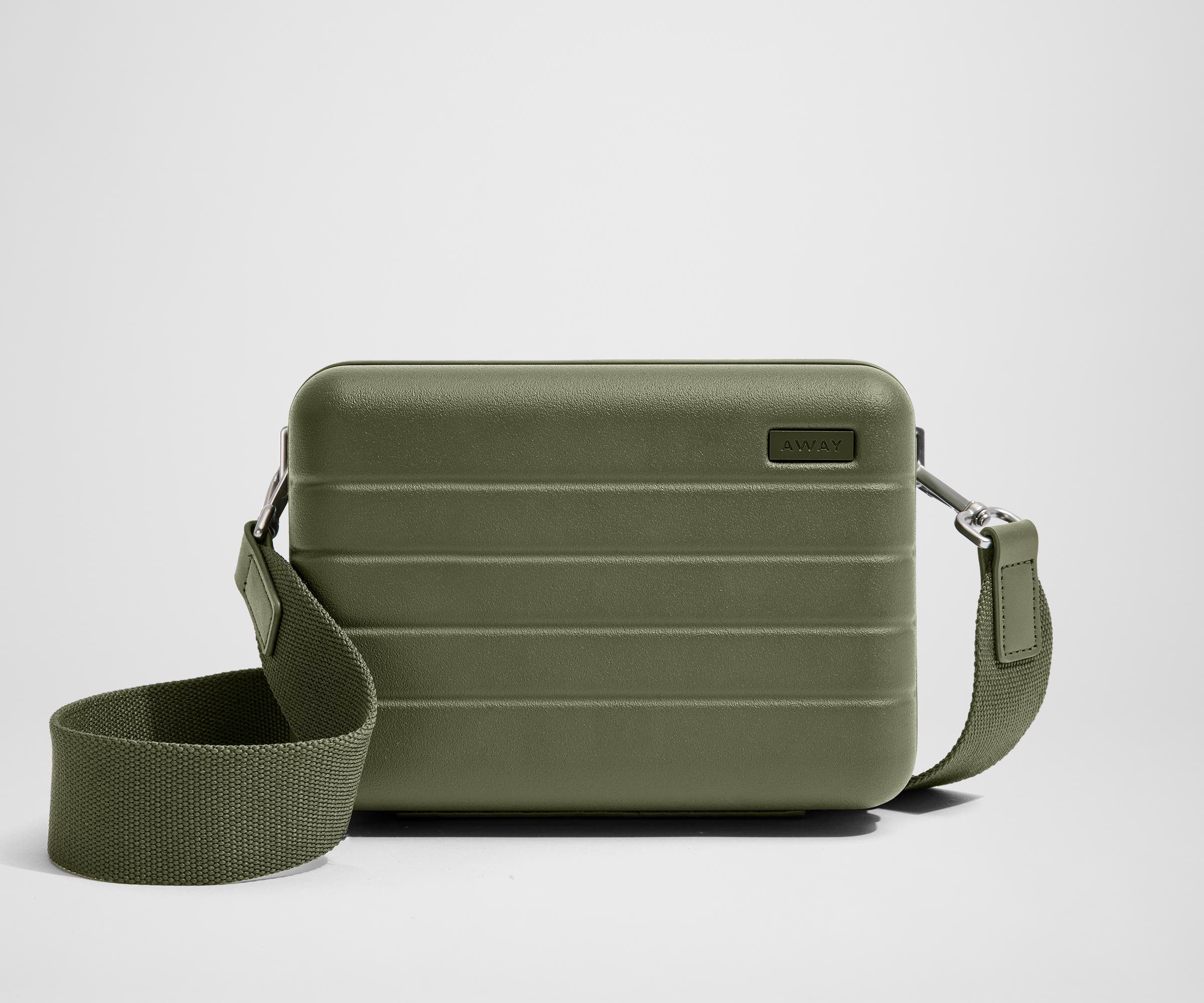 Away The Mini Crossbody Packing Cubes - Olive Green