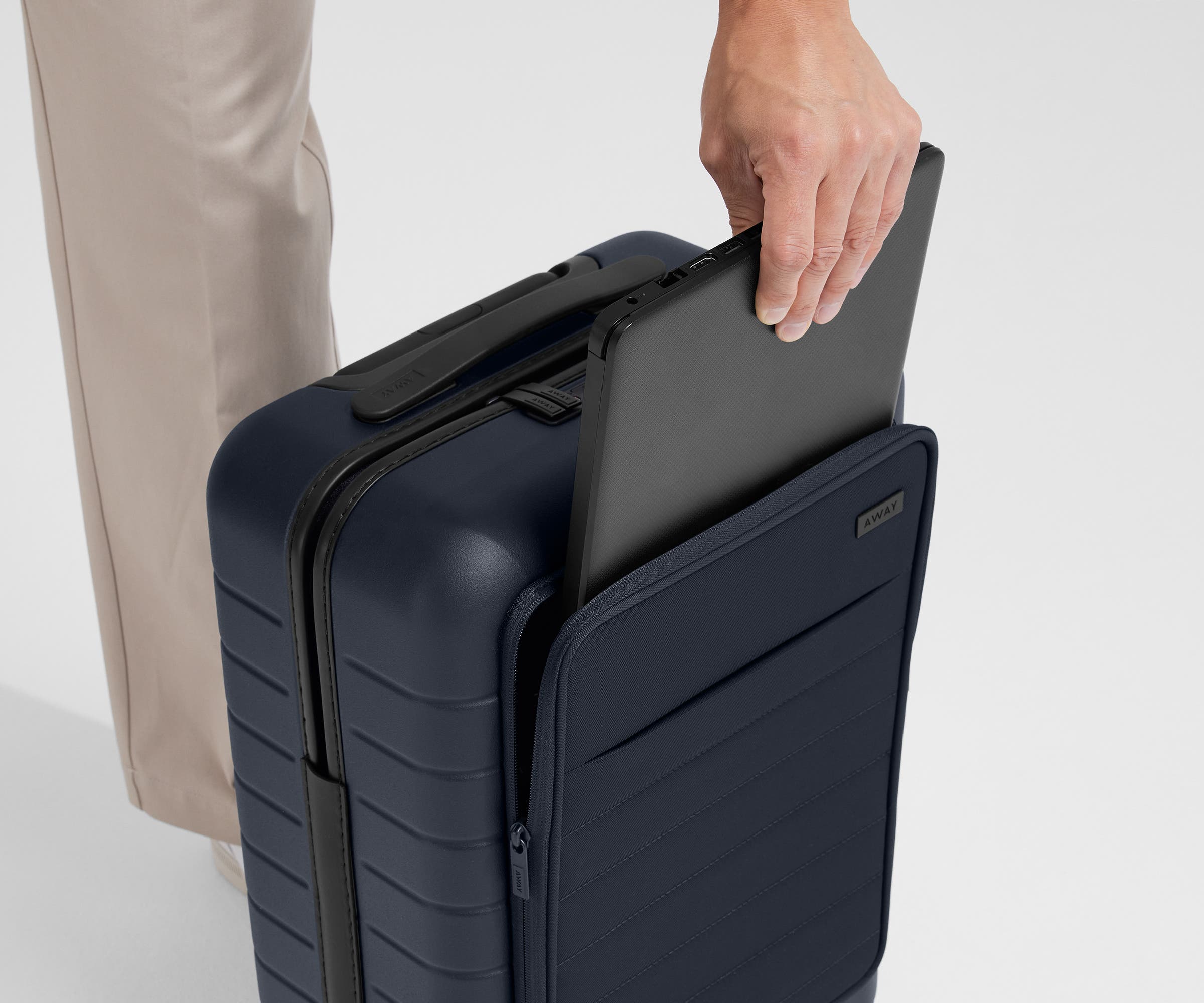 Away The Executive Carry-On Suitcase - Navy Blue