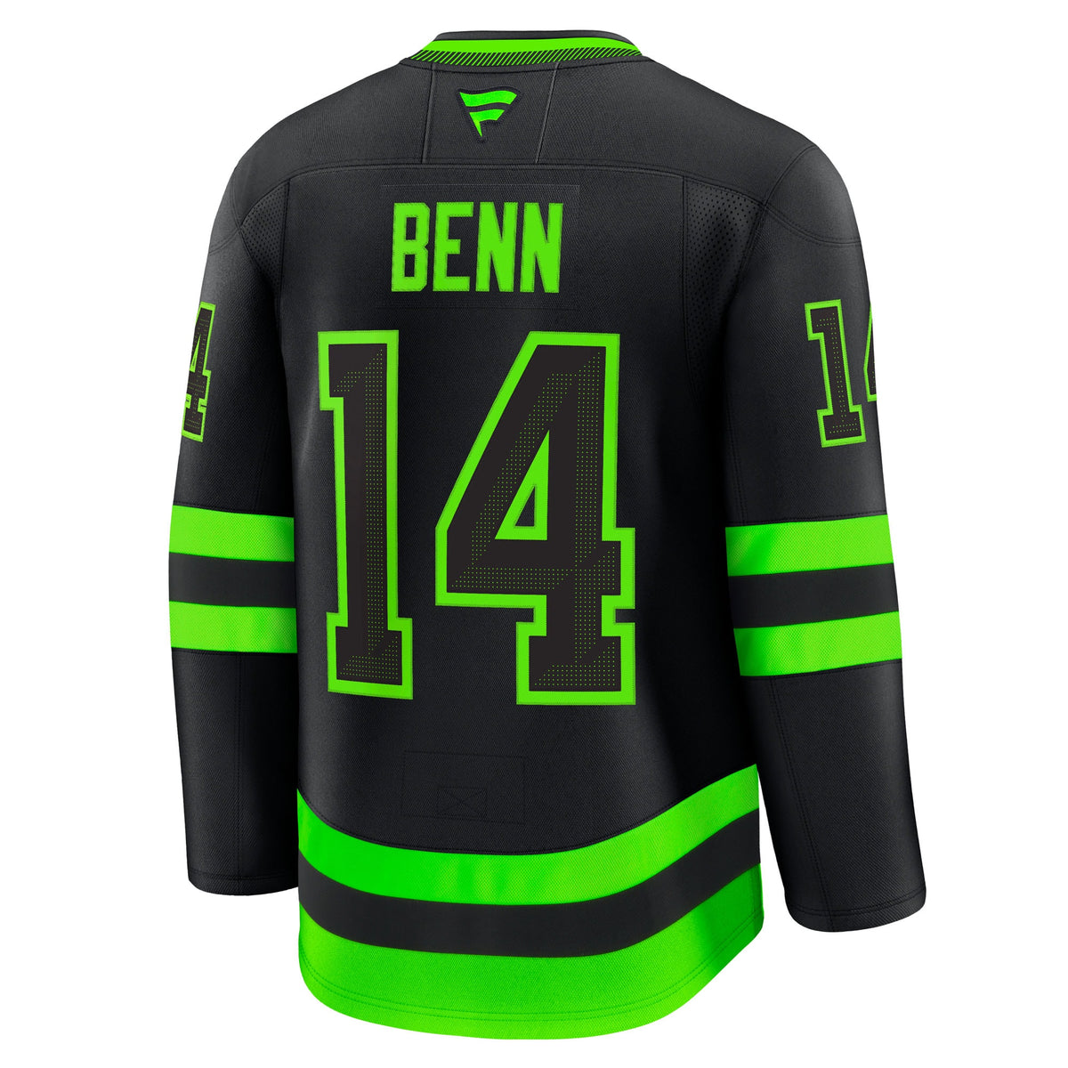 Men's Fanatics Jamie Benn Black Dallas Stars Alternate Premium Jersey
