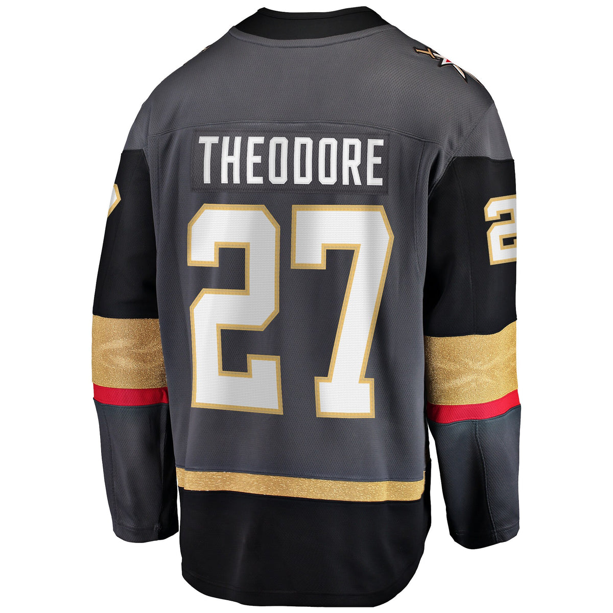 Vegas Golden Knights Fanatics Home Breakaway Jersey - Black - Shea Theodore - Mens