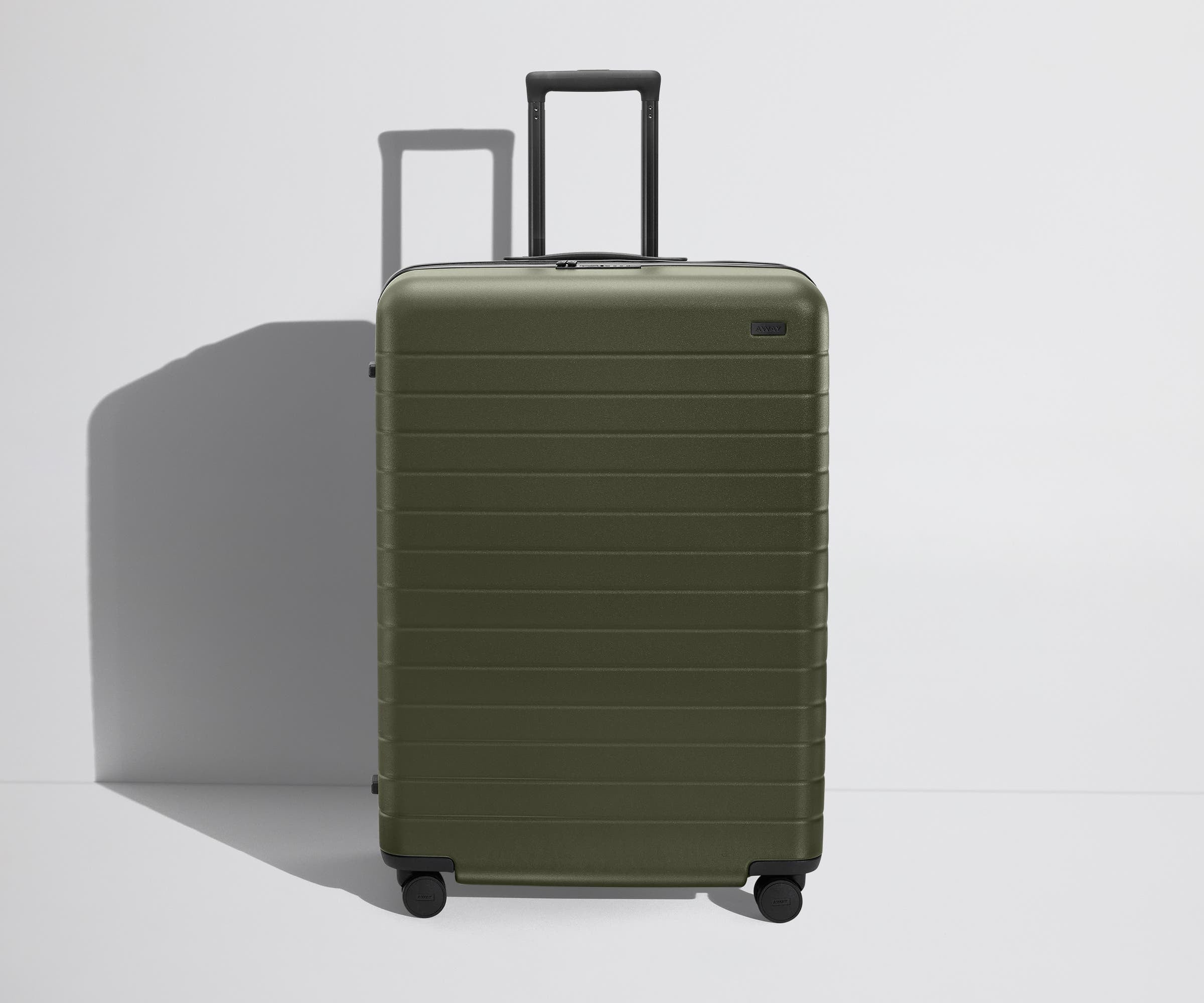 Away The Large Flex Suitcase - Olive Green