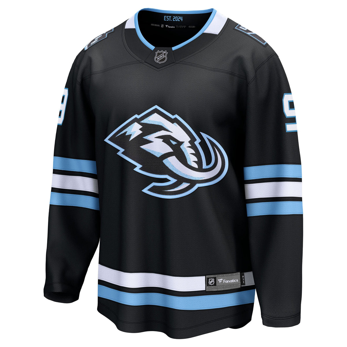 Utah Mammoth Fanatics Home Breakaway Jersey - Black - Clayton Keller- Mens