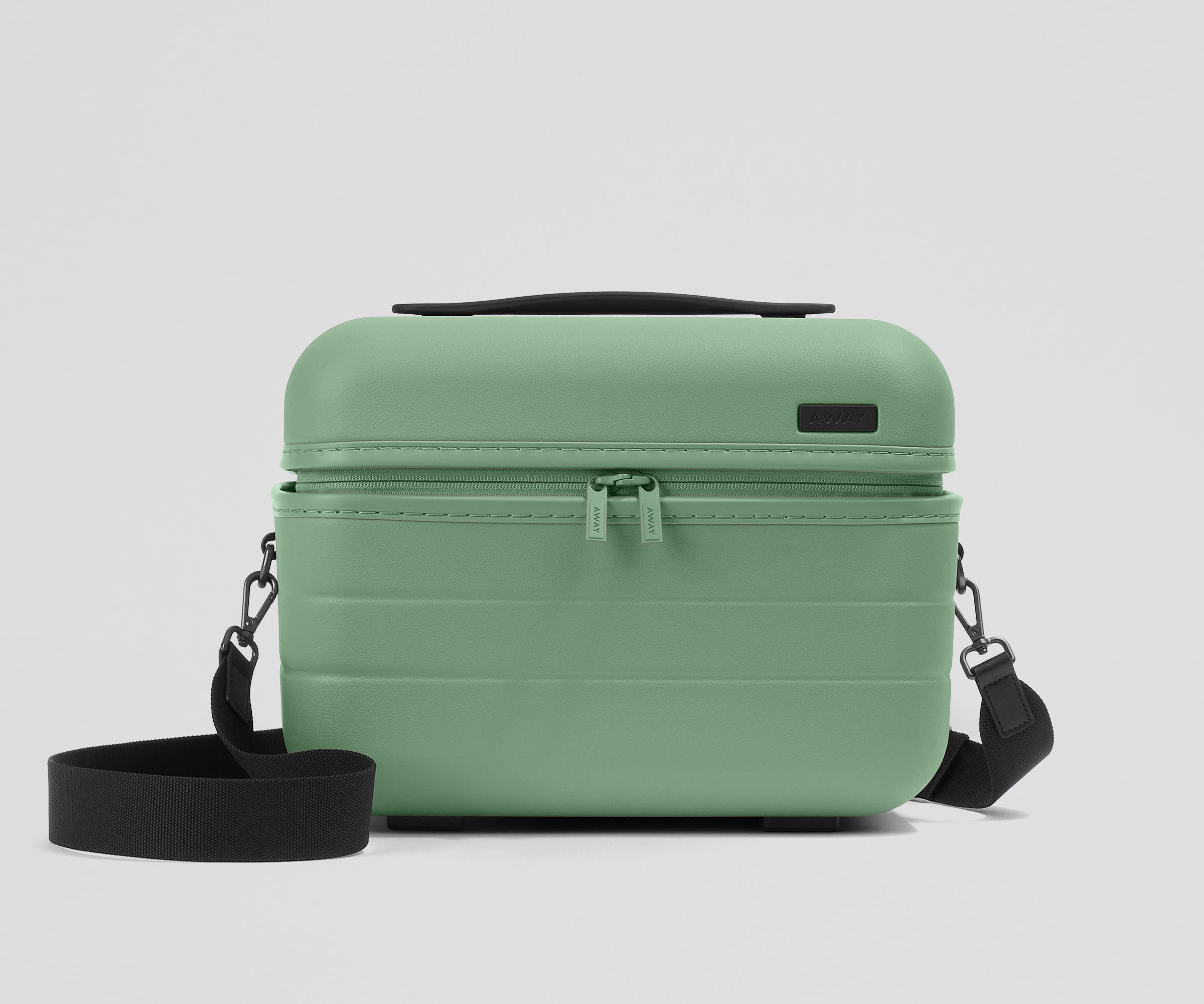 Away The Train Case Toiletry Bag - Sea Green