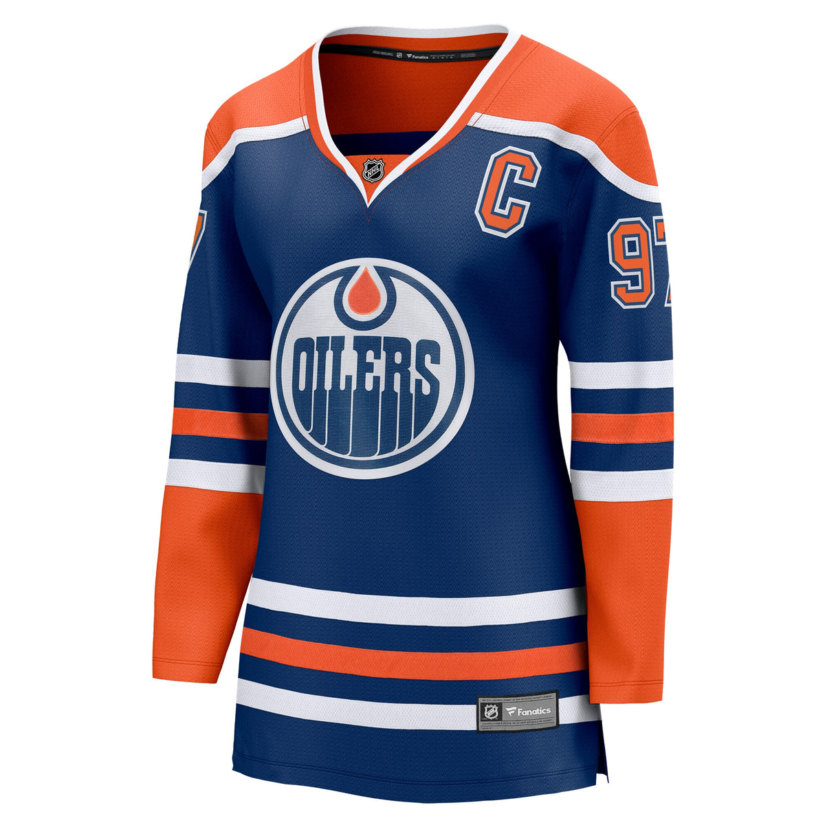 Women's Fanatics Connor McDavid Royal Edmonton Oilers Home Breakaway Jersey